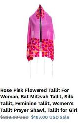 Best quality women’s Tallit conveniently only with Galilee silks!